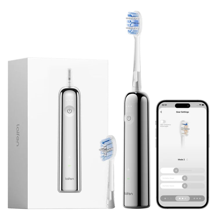 Laifen Wave Pro Electric Toothbrush ( STAINLESS STEEL )